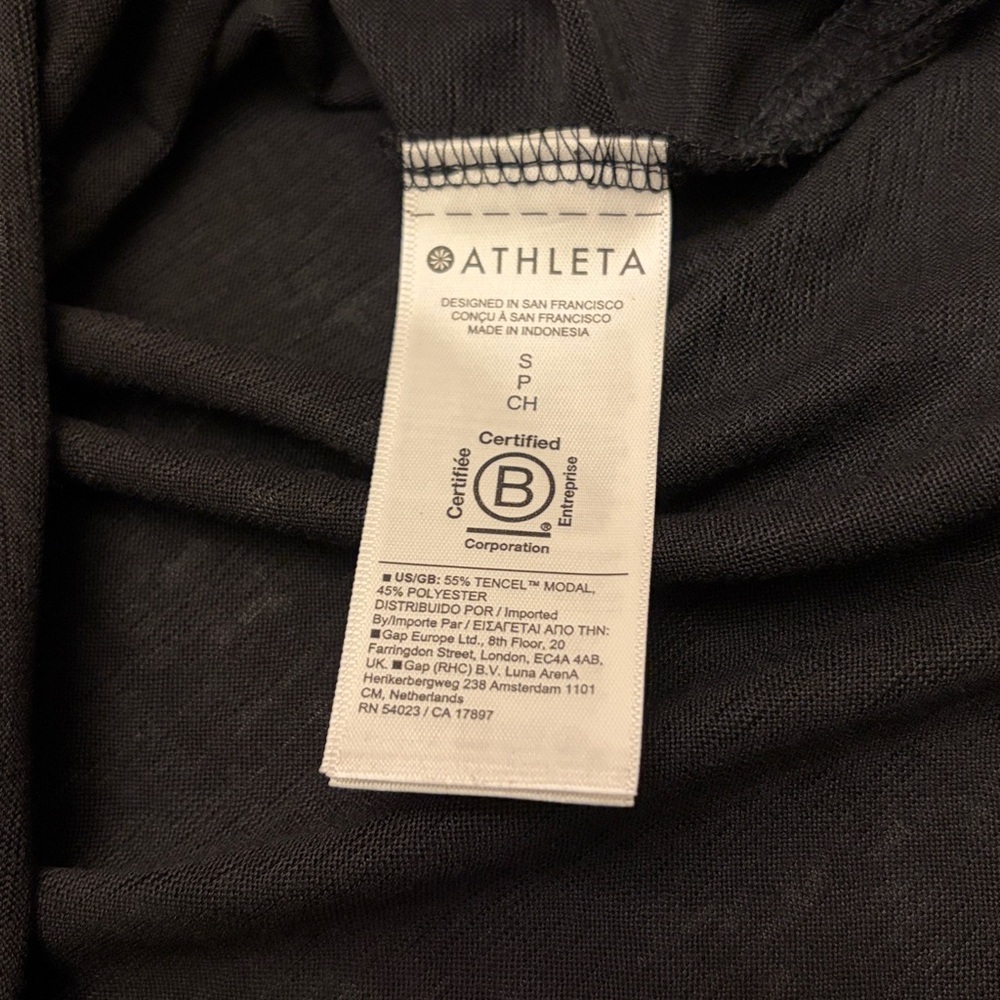 Athleta Women’s Size S V-Neck T-Shirt - Picture 5 of 6